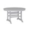 Flash Furniture Colonel Commercial Grade Indoor/Outdoor 48-in Rnd Recycled HDPE Adirondack Dining Table for 4, Gry LE-HMP-248-01-GRY-GG - alternate 1